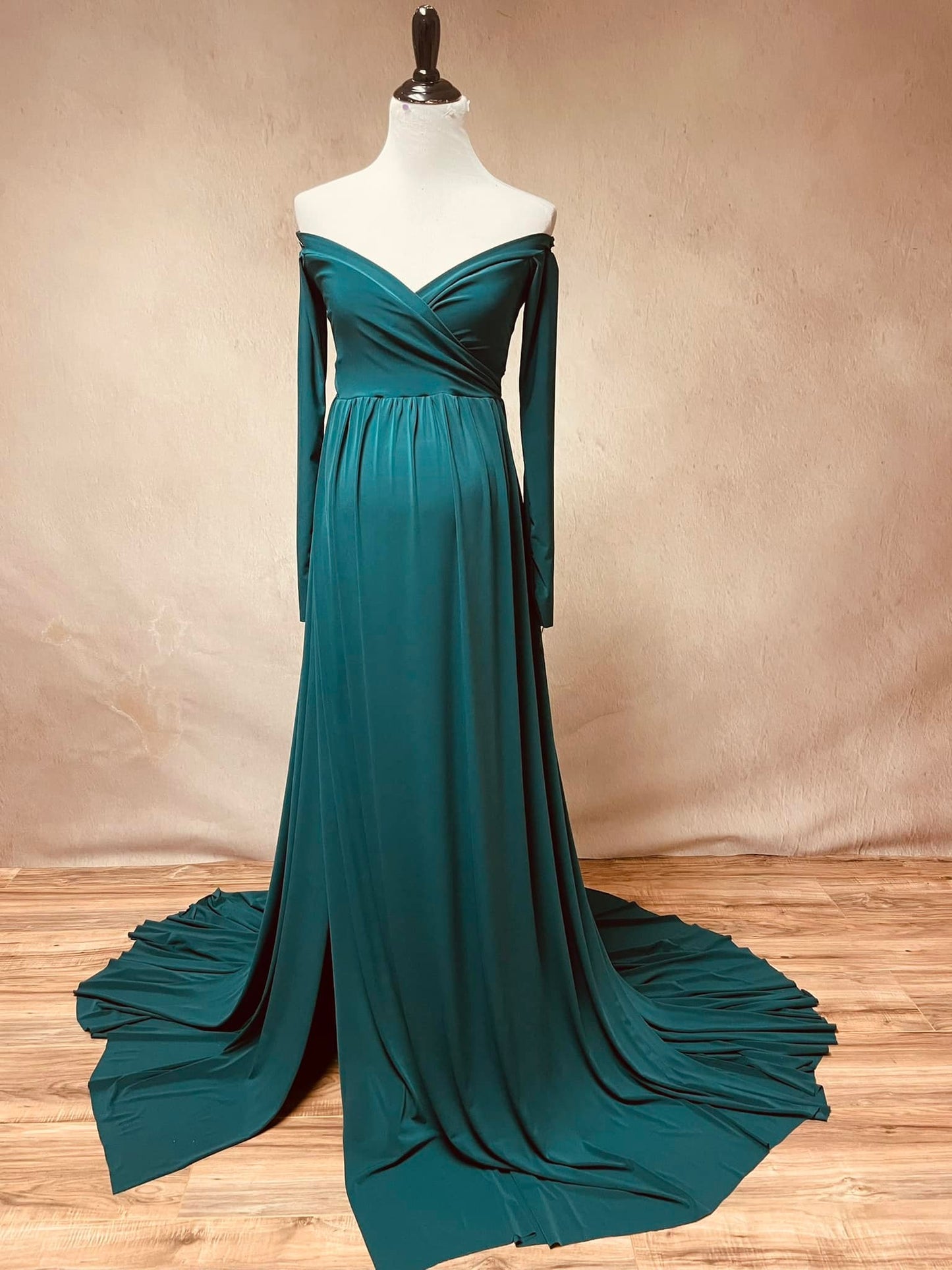 Forrest Green Flowy Darah Dress - 