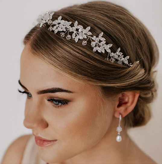 Crystal Headpiece Accessory - maternity photoshoot dress