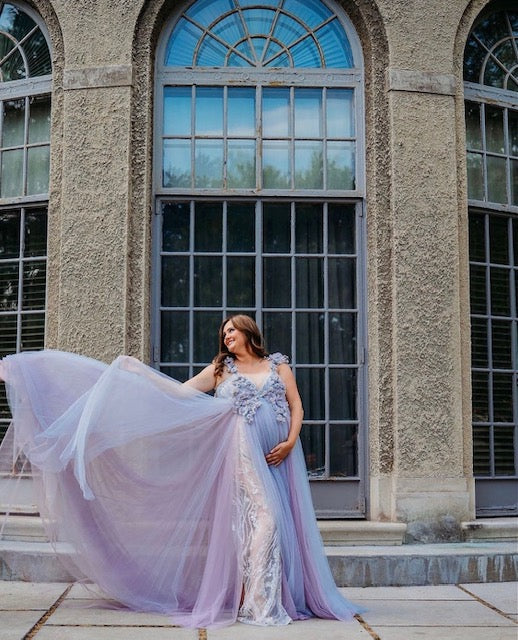 Gray / Lilac Run Away With Me Gown