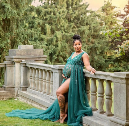 Green Kissing Sunlight Gown