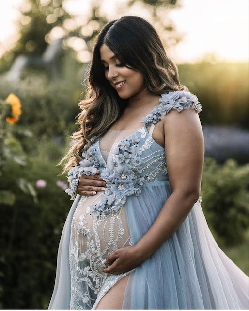 Gray / Lilac Run Away With Me Gown