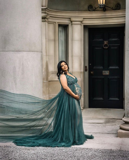 Green Kissing Sunlight Gown