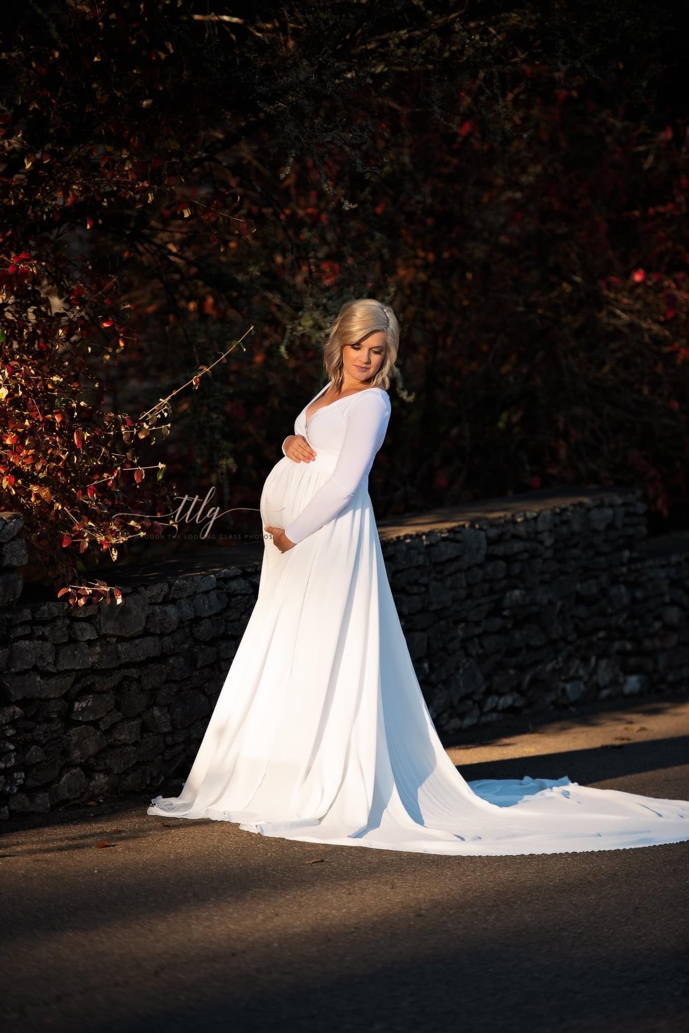 White Camille Gown