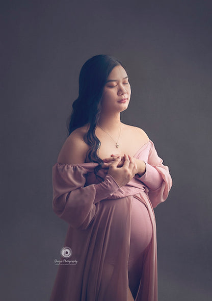 Mauve Pink Amsonia Gown
