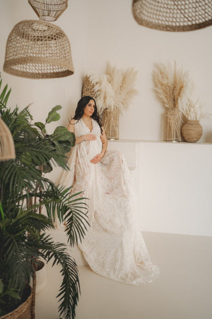 Beige Claire Gown