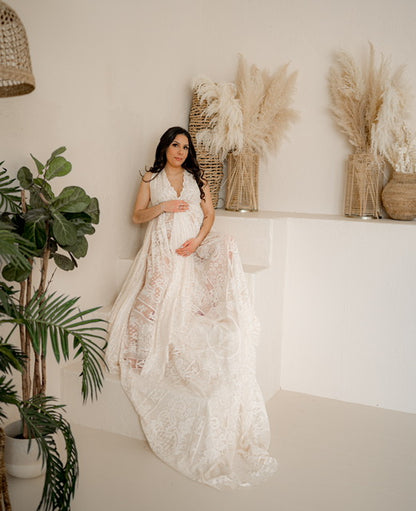 Beige Claire Gown