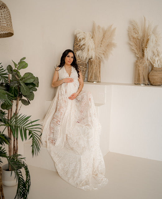 Beige Claire Gown