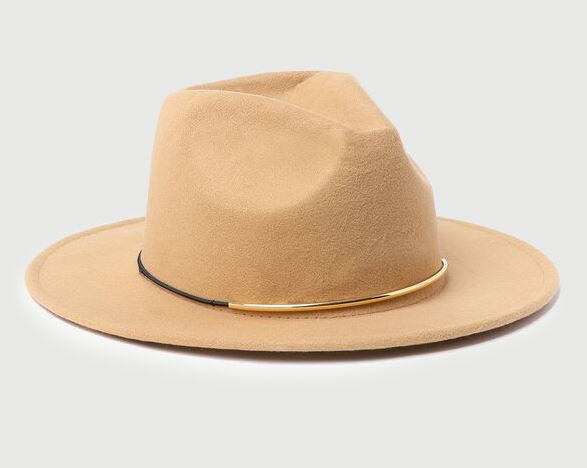 Tan Boho Hat - maternity photoshoot dress
