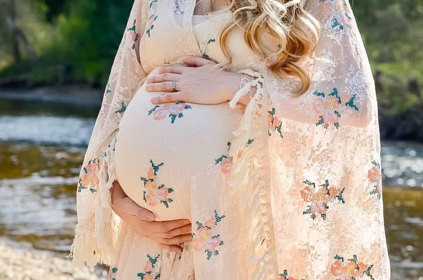 Floral Boho Lace Gown - 