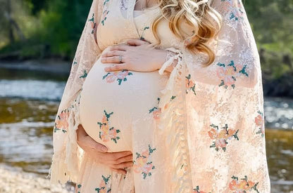 Floral Boho Lace Gown - 