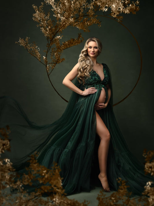 Emerald Wisteria Gown
