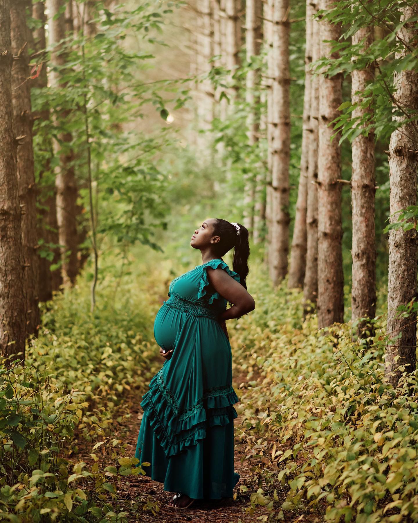 Jade Ruffle Maxi Dress - XXXL - 